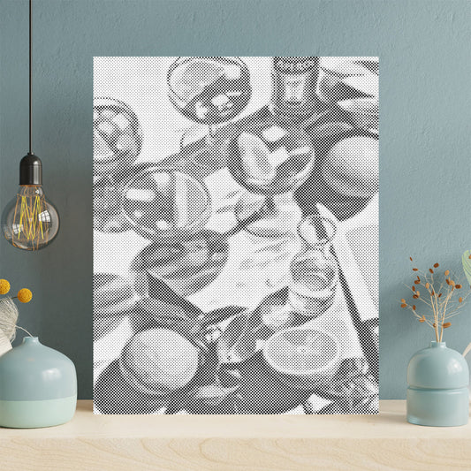 Boissons ensoleillées - Peinture à points