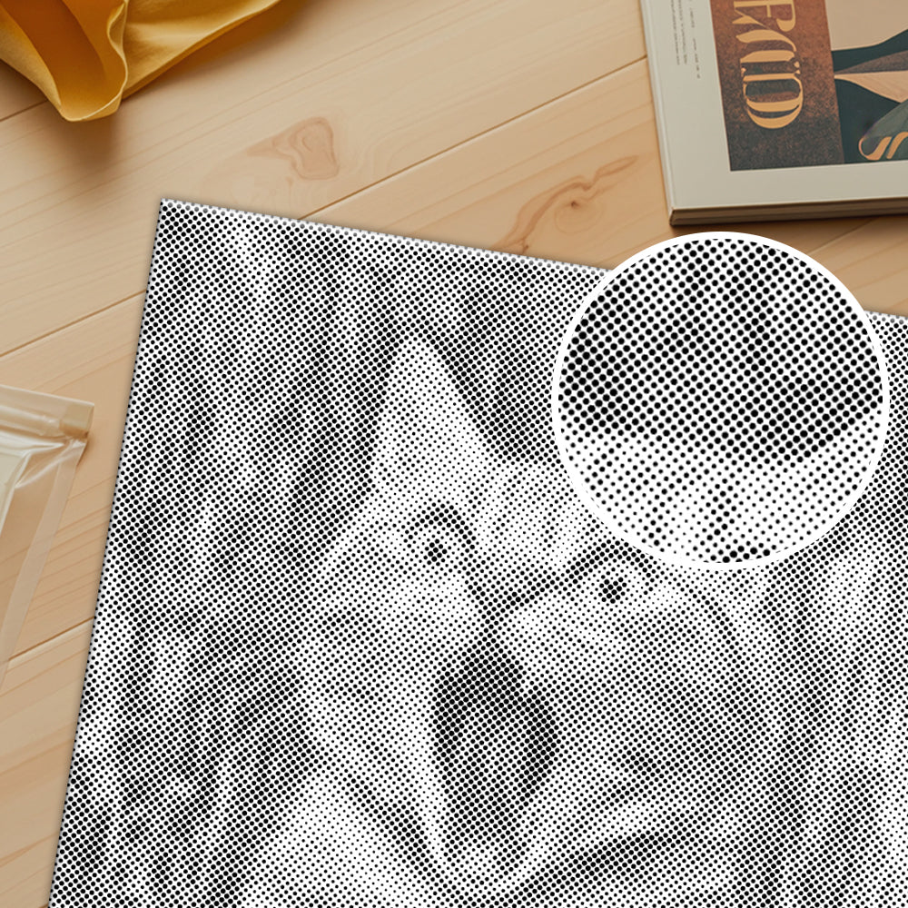 Le cri du chat - Peinture à points