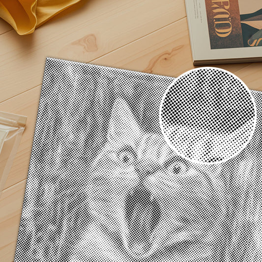 Le cri du chat - Peinture à points