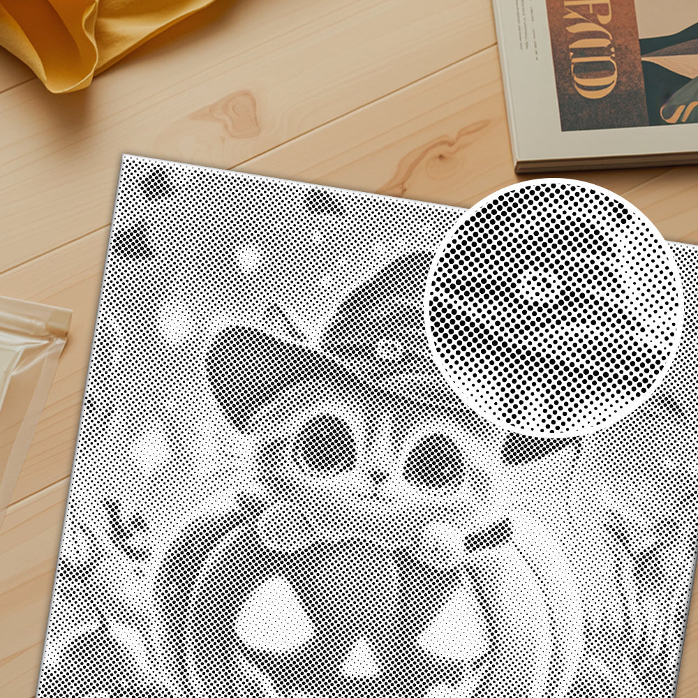 Chat citrouille avec chapeau - Peinture à points