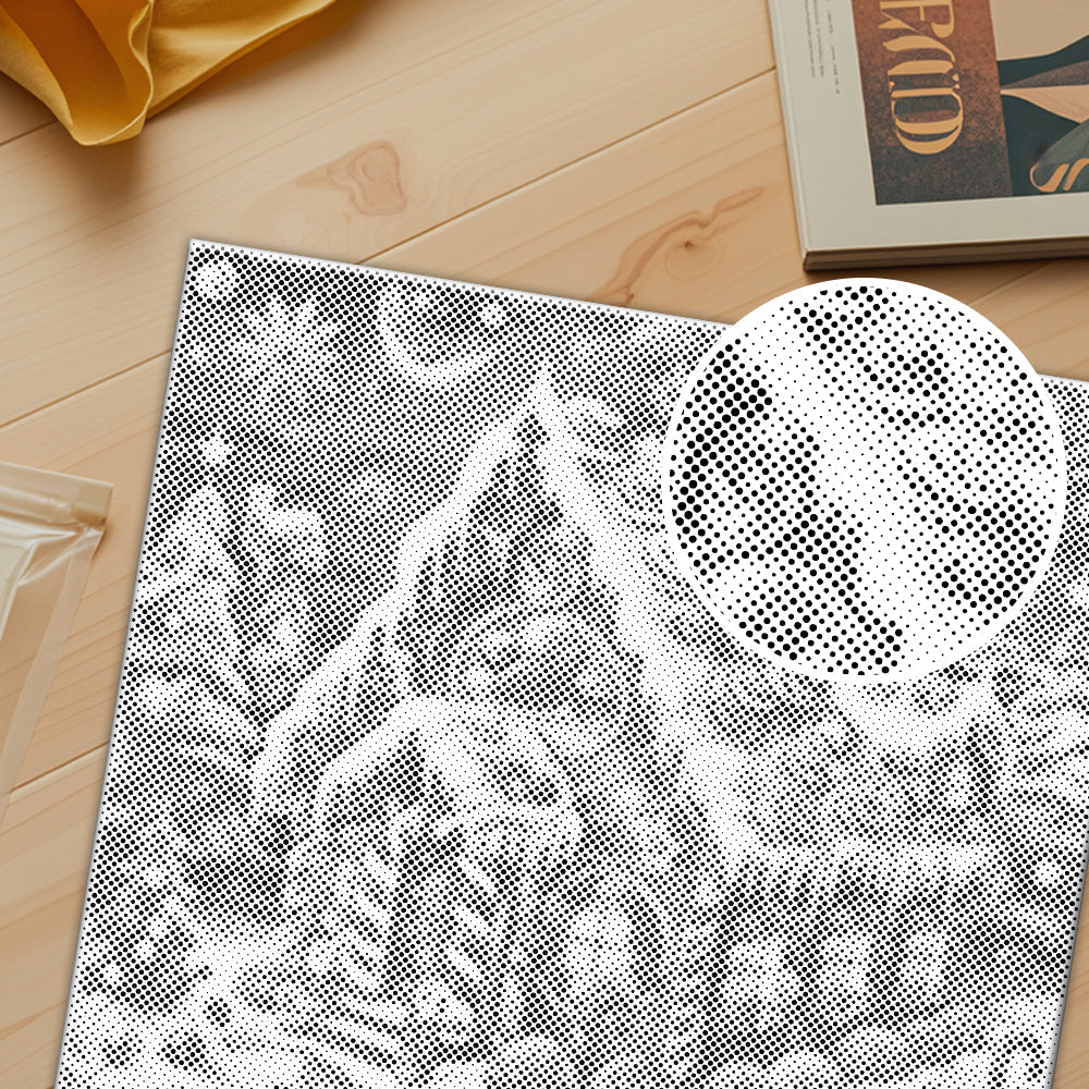 Maison de bonbons de Noël - Peinture à points