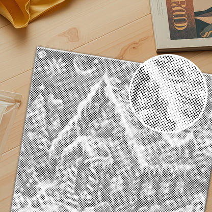 Maison de bonbons de Noël - Peinture à points