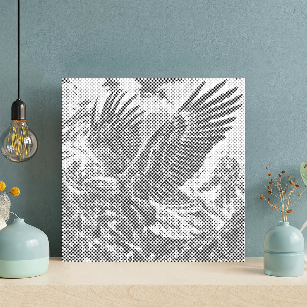 Aigle majestueux - Peinture à points