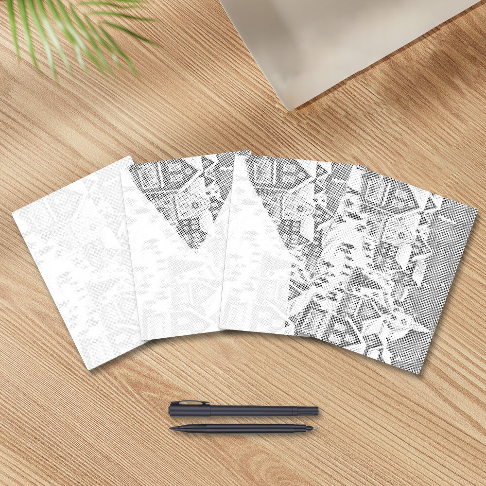 Histoire de village de Noël – Peinture à points