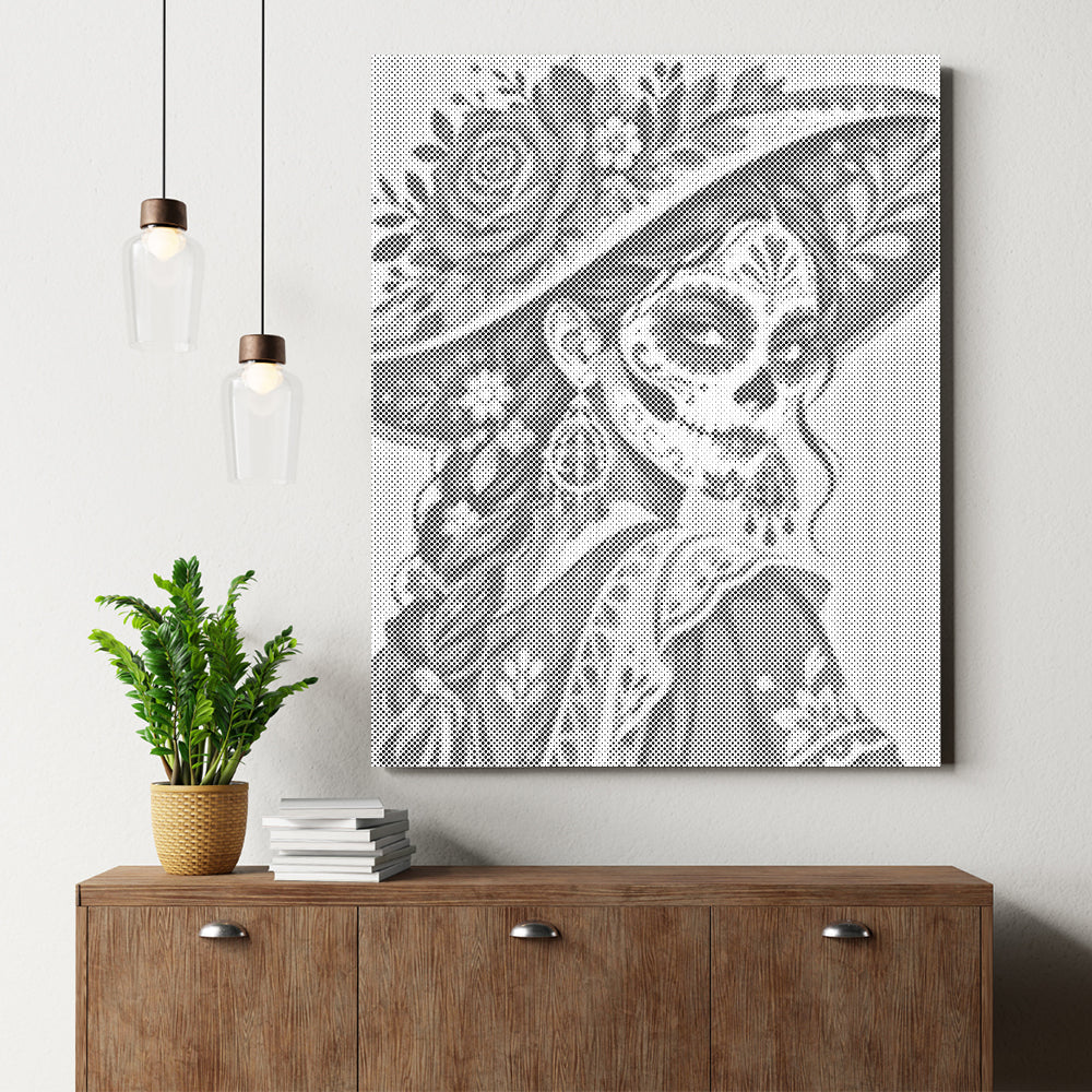 Catrina éternelle – Peinture à points