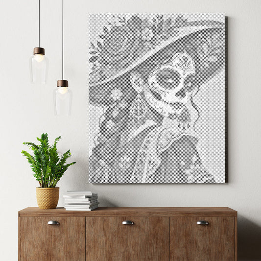 Catrina éternelle – Peinture à points