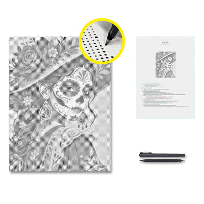 Catrina éternelle – Peinture à points