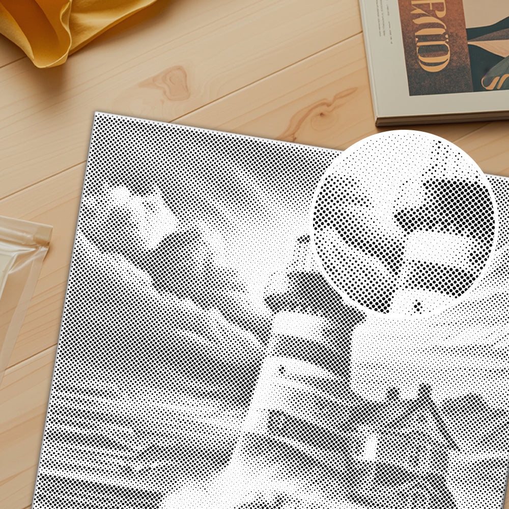 Plein rond – Phare – Peinture à points