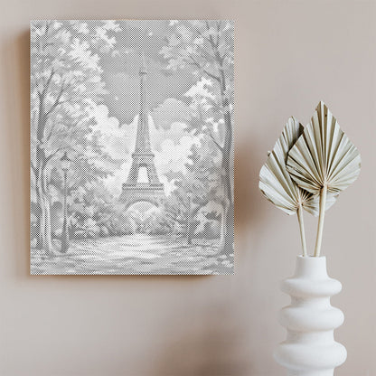 Automne à Paris – Peinture à points