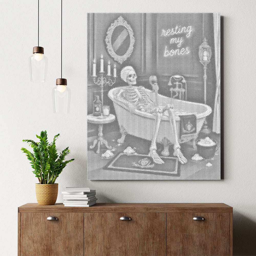 Détente du squelette – Peinture à points