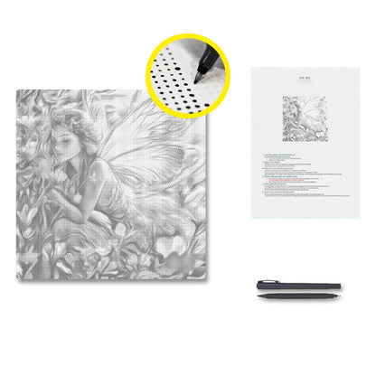Belle fée – Peinture à points