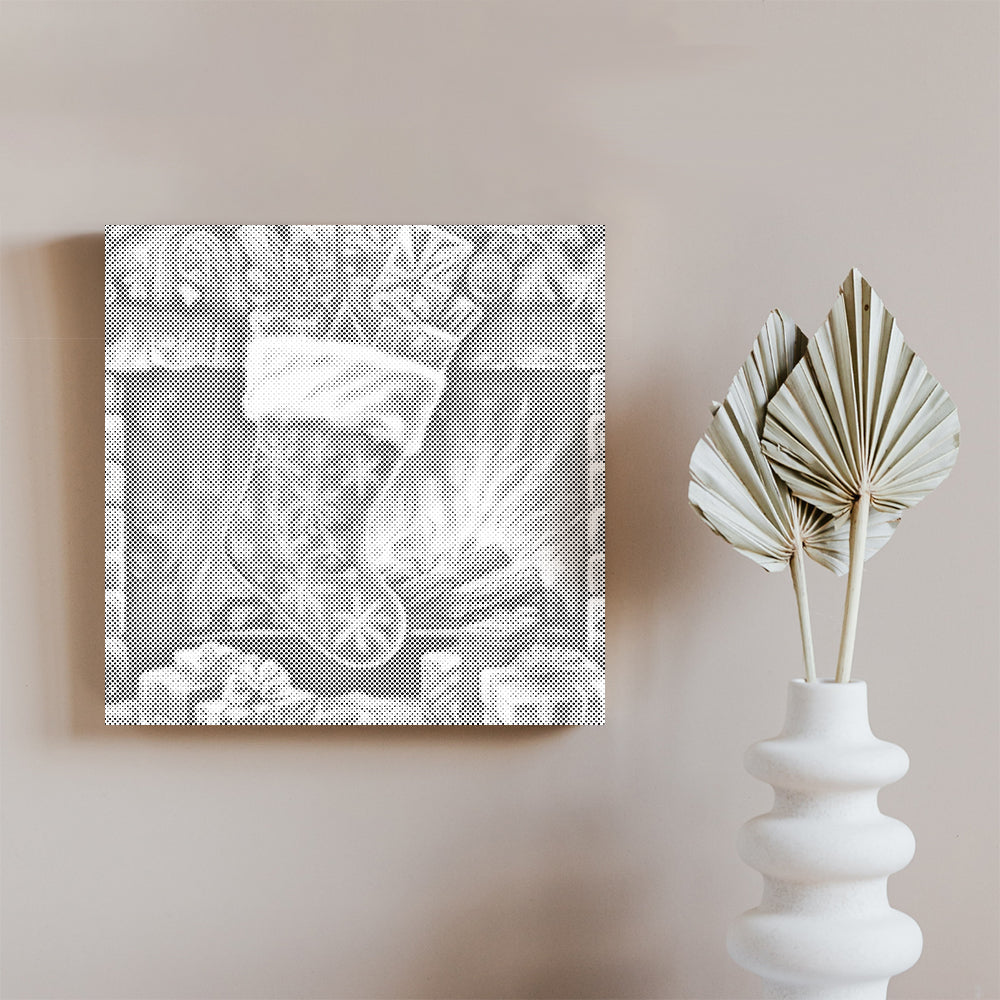 Bas de Noël débordant – Peinture à points