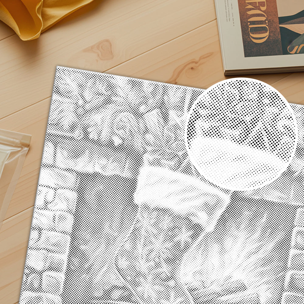 Bas de Noël débordant – Peinture à points