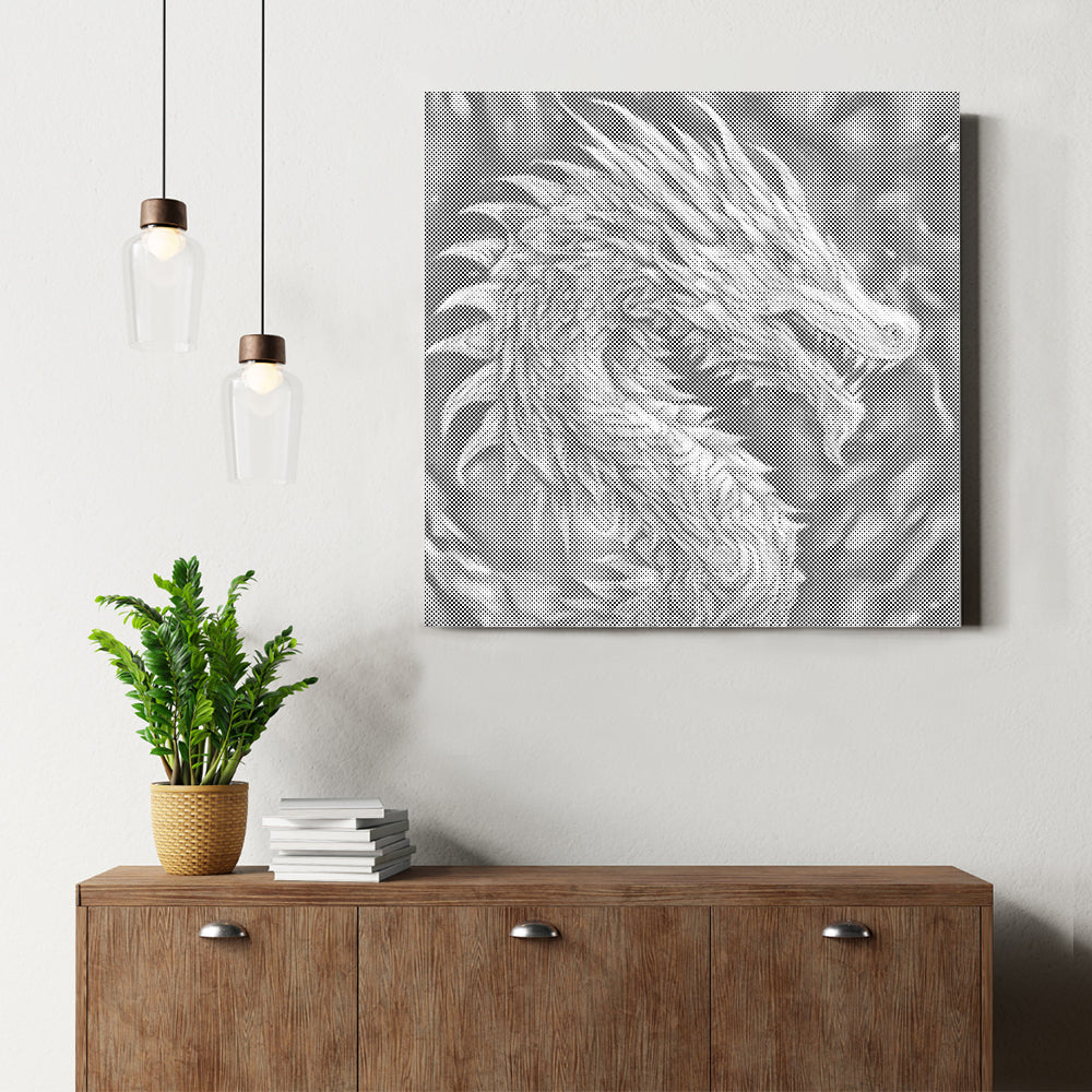 Écaille de dragon – Peinture à points
