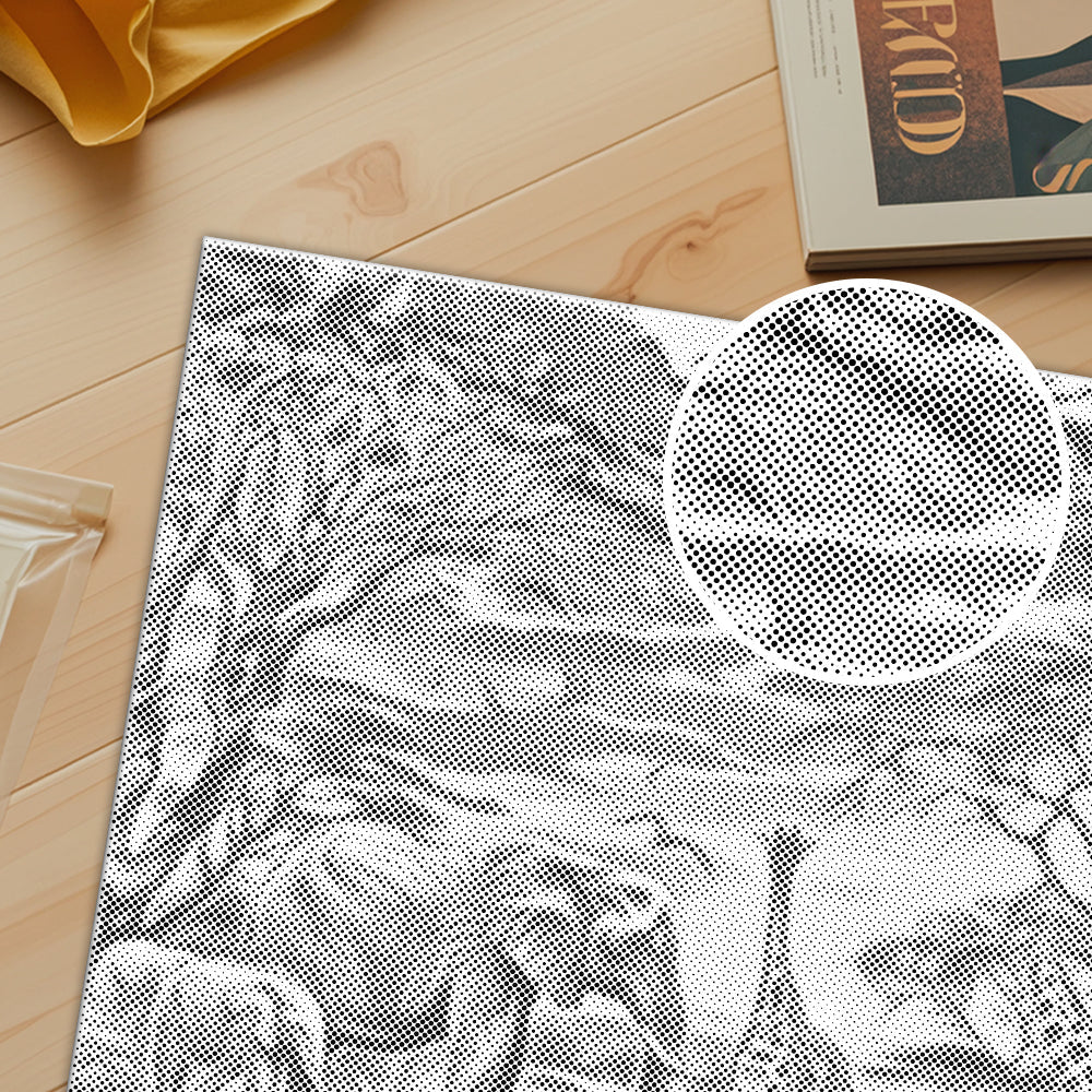 Faune au crépuscule – Peinture à points