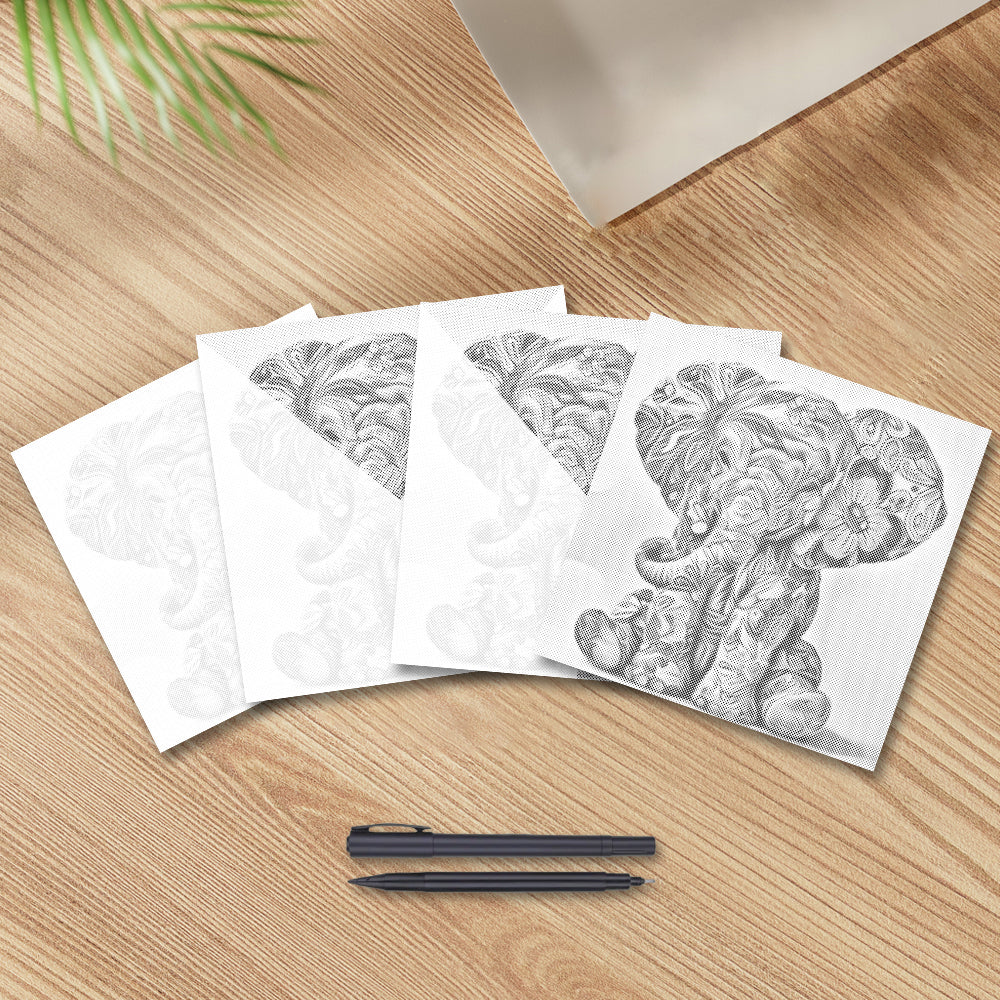Bébé éléphant floral – Peinture à points