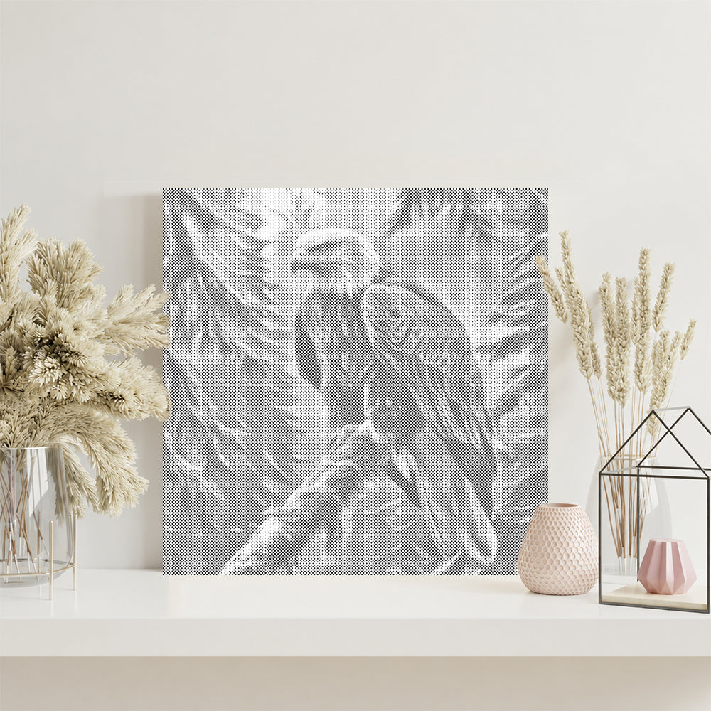 Pygargue à tête blanche majestueux – Peinture à points