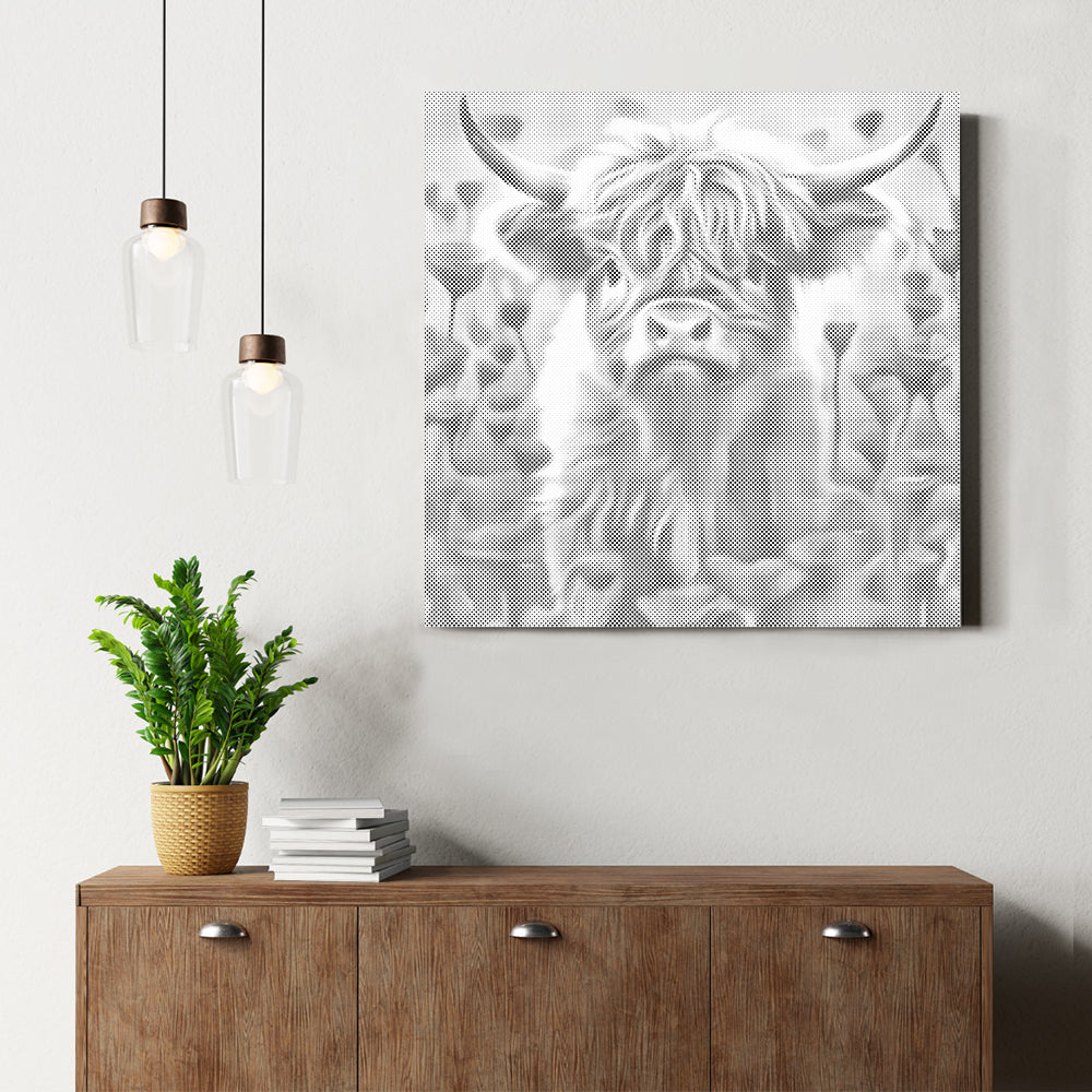 Veau rouge – Peinture à points