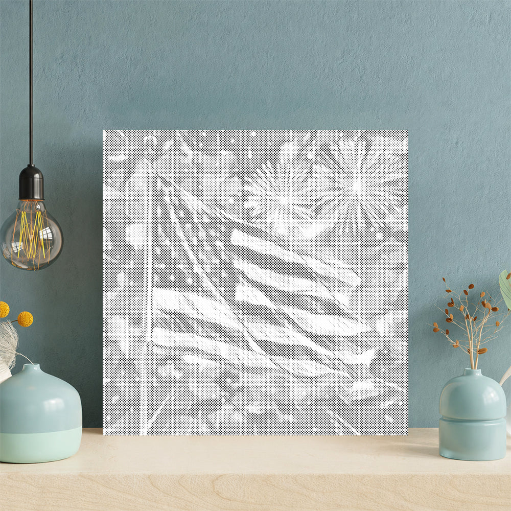 Célébration étoiles et rayures – Peinture à points