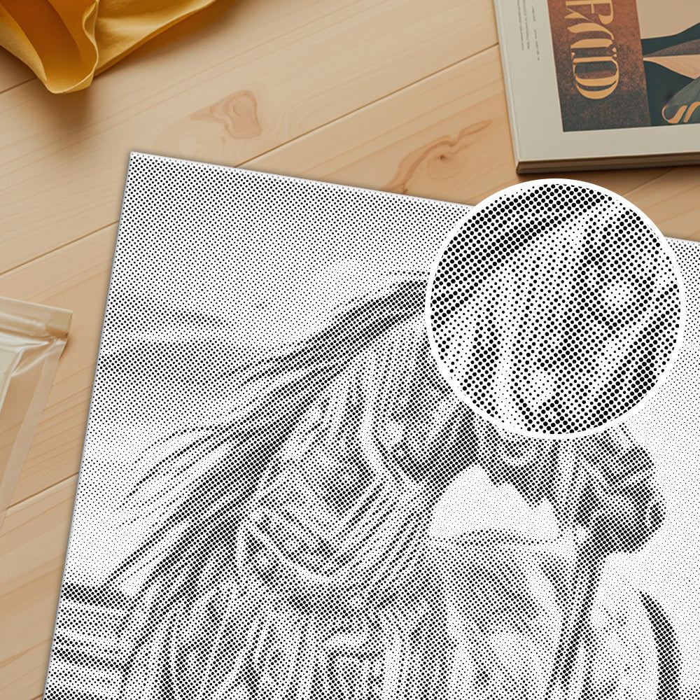 Cheval de guerre – Peinture à points