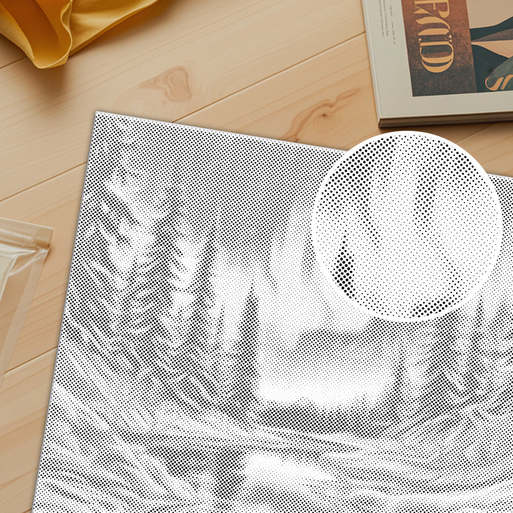 Nuit d'hiver – Peinture à points