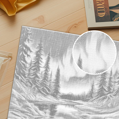 Nuit d'hiver – Peinture à points