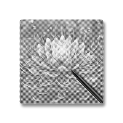 Fleur de lotus mystique - Peinture à Points