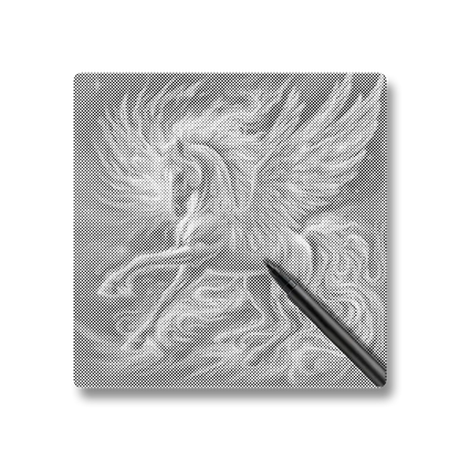Pégase lumineux - Peinture à Points