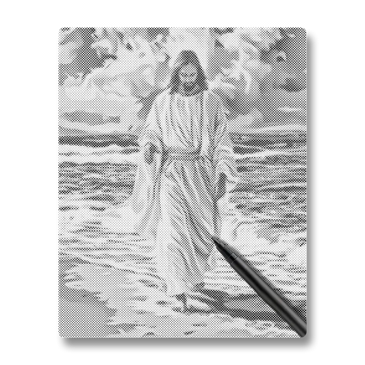 Rivage divin - Peinture à Points