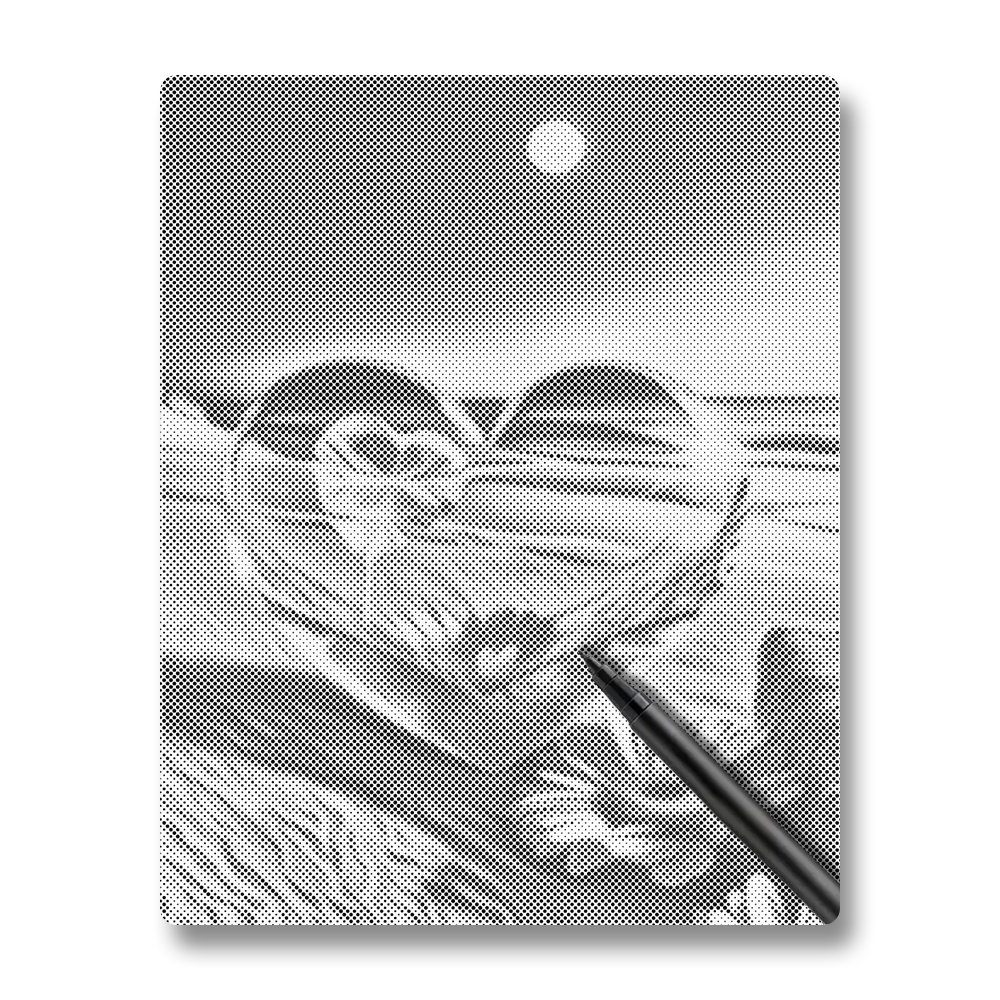 Cœur de cristal - Peinture à Points