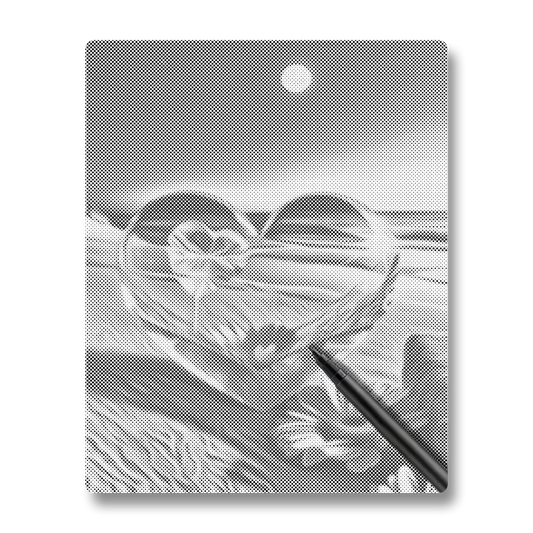 Cœur de cristal - Peinture à Points