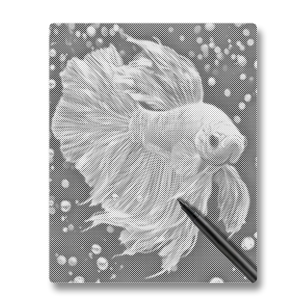 Poisson Betta orné de bijoux - Peinture à Points