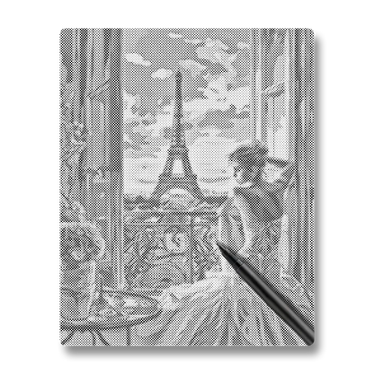 Rêve rose - Peinture à Points