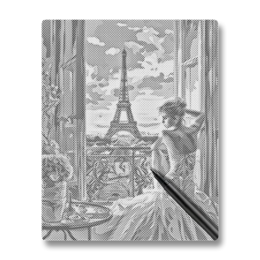 Rêve rose - Peinture à Points