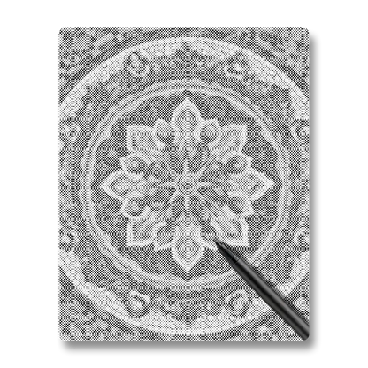 Mandala solaire - Peinture à Points