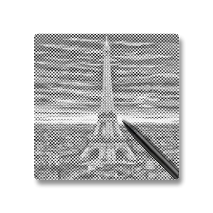 Tour Eiffel - Peinture à Points