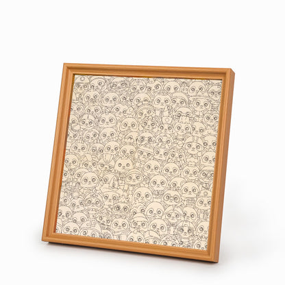 Panda - Puzzle en bois à colorier