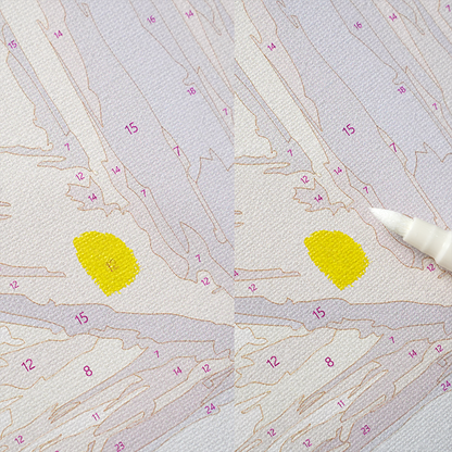 Stylos à peinture acrylique blancs (paquet de 2)