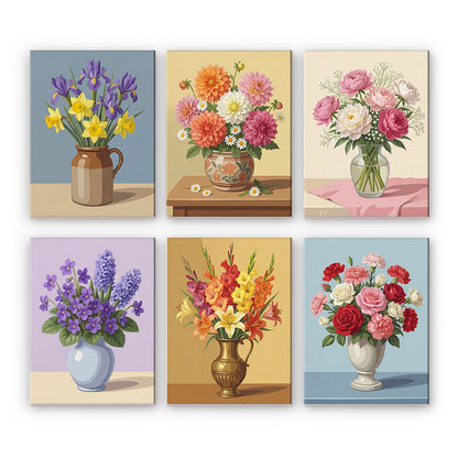 Fleurs en vases