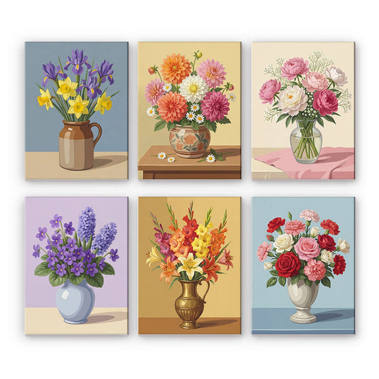 Fleurs en vases