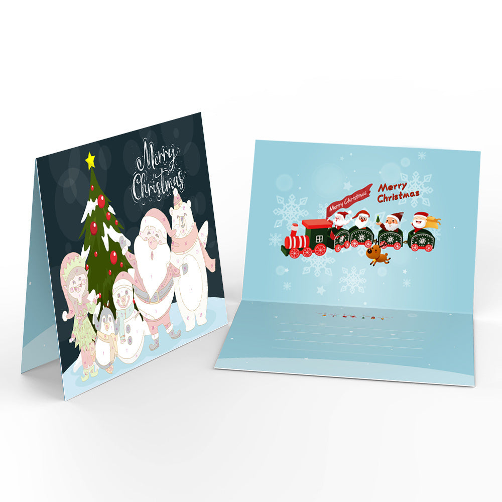 Carte de Noël I - Peinture par numéros