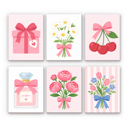Nœuds, fleurs et cerises