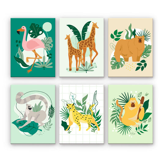 Animaux sauvages botaniques
