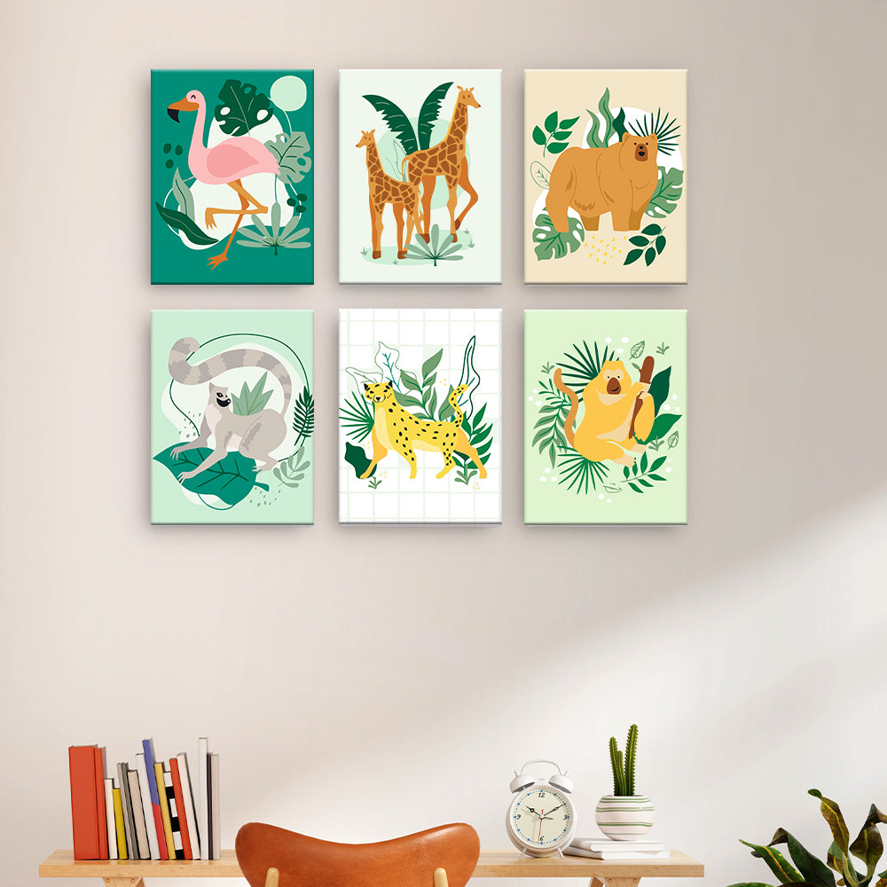 Animaux sauvages botaniques
