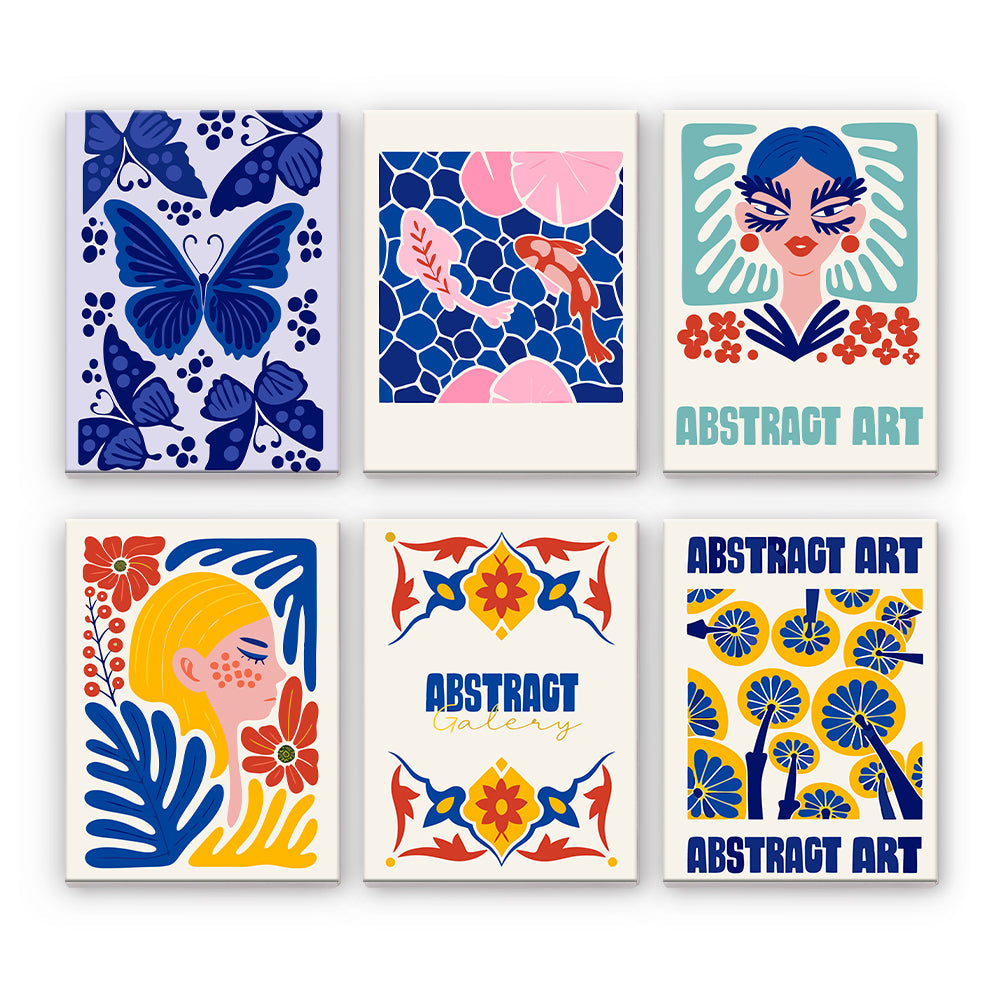 Art féminin abstrait