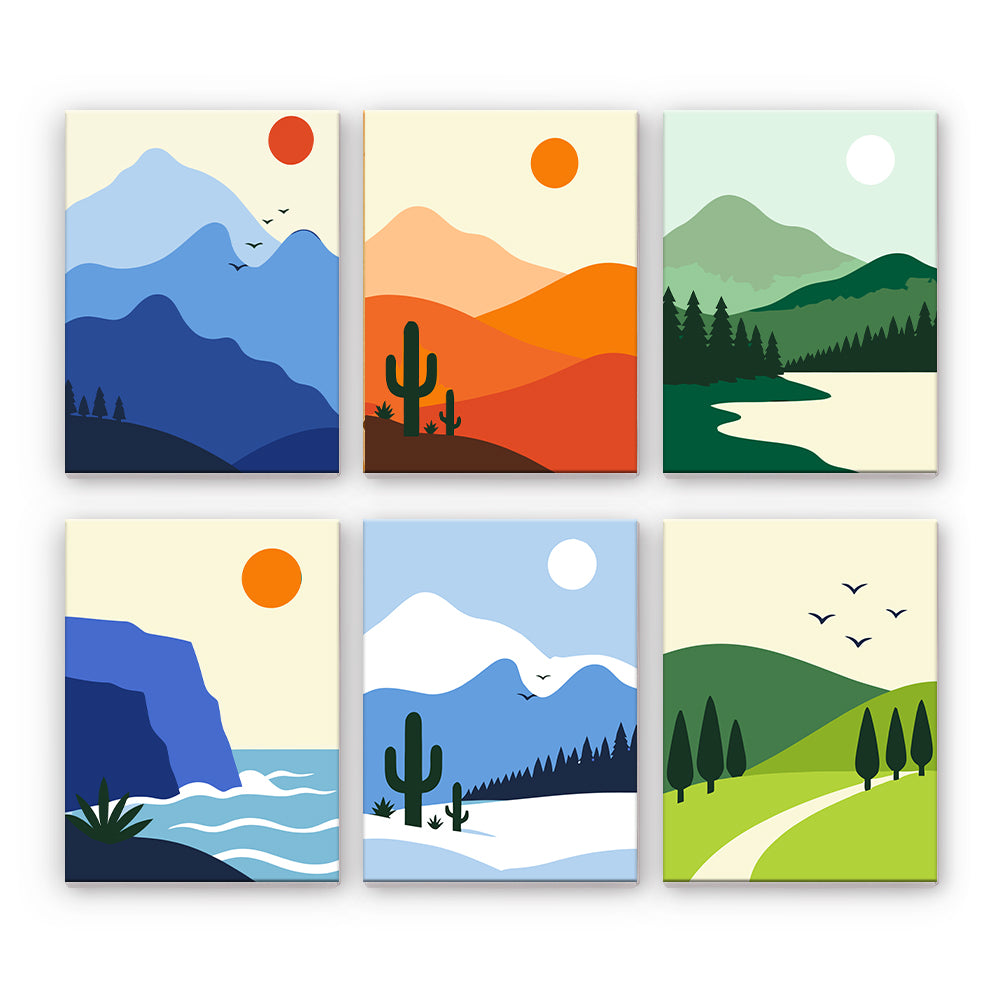 Paysages minimalistes
