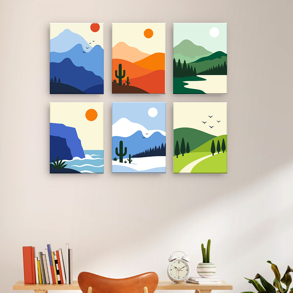 Paysages minimalistes
