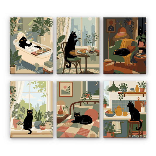 Intérieurs de chat confortables