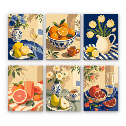 Nature morte aux fruits méditerranéens