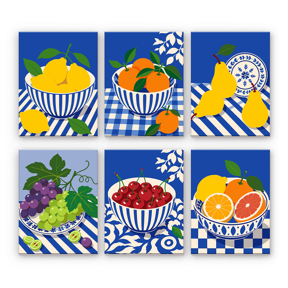Bols de fruits méditerranéens